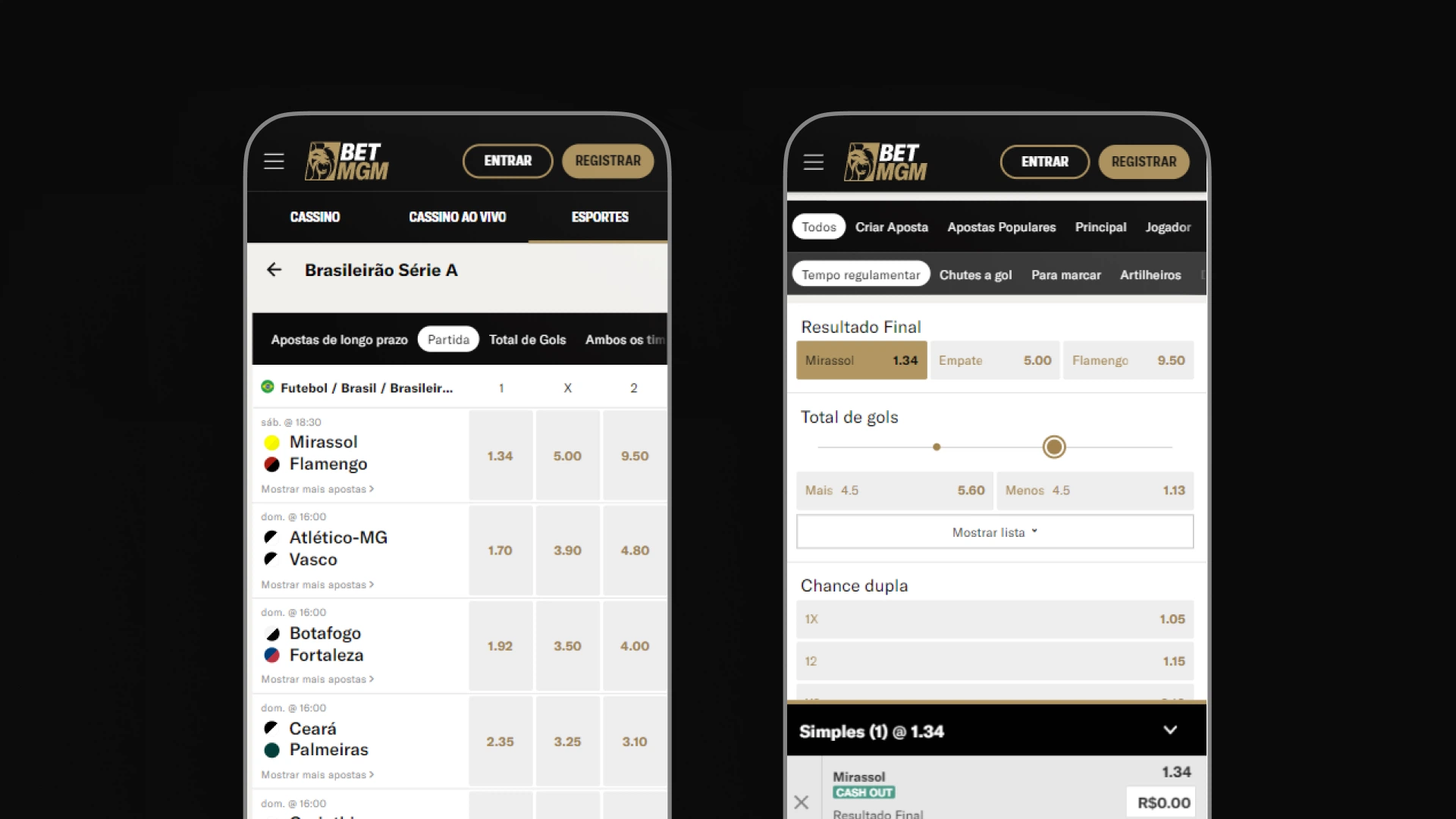 imagem apostas esportivas mobile betmgm