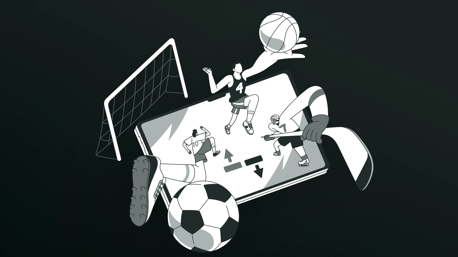 imagem ilustrativa modalidades esportivas lotogreen