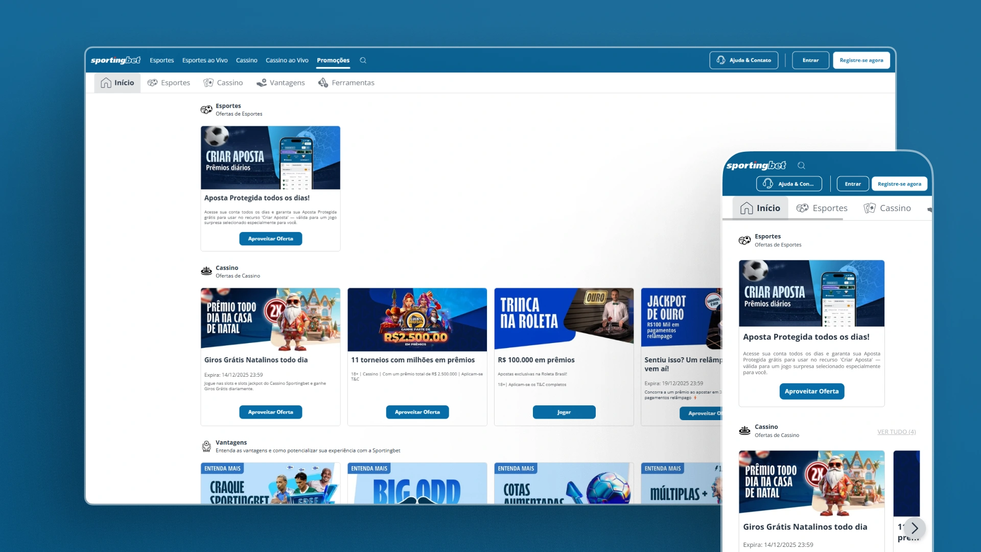 imagem promoções sportingbet
