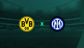 Escudos Borussia Dortmund x Inter de Milão