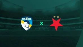 Escudos Pafos x Slavia Praga