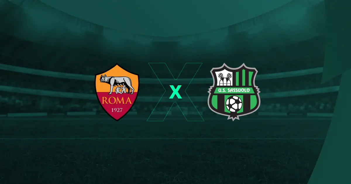 Escudos Roma x Sassuolo