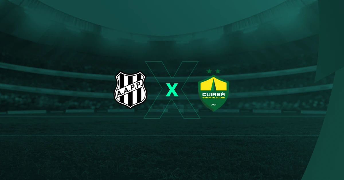 Ponte Preta X Cuiabá pelo Campeonato Brasileiro Série B 2026: onde assistir ao vivo, estatísticas, histórico e escalações