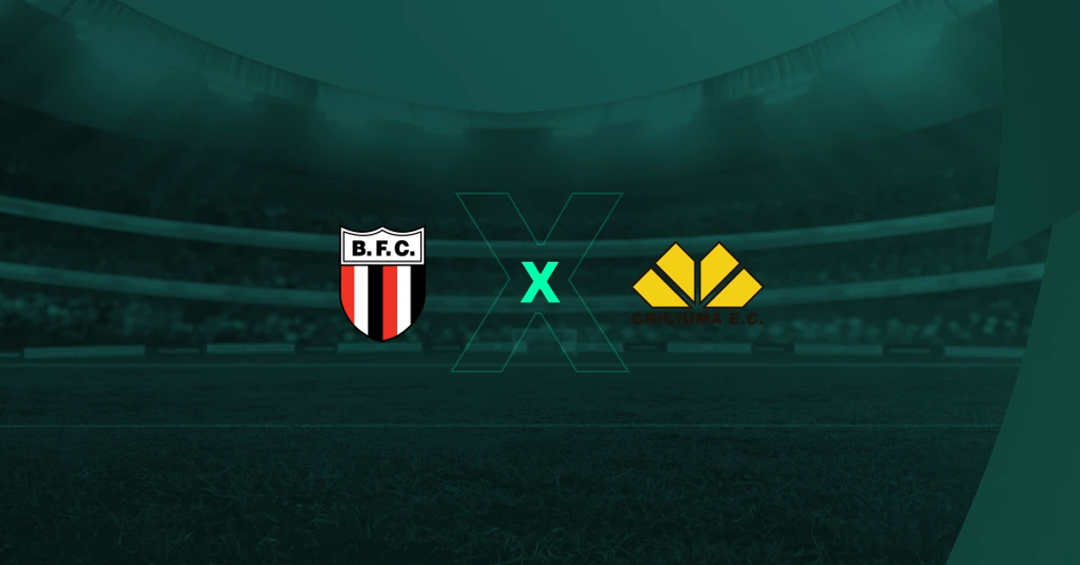 Imagem ilustrativa sobre Botafogo-SP tem jogador a mais, mas perde para o Criciúma em jogo decisivo da Série B