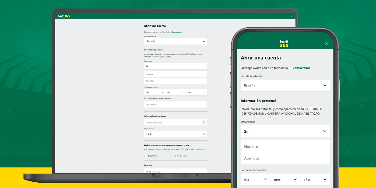 imagen bet365 registro
