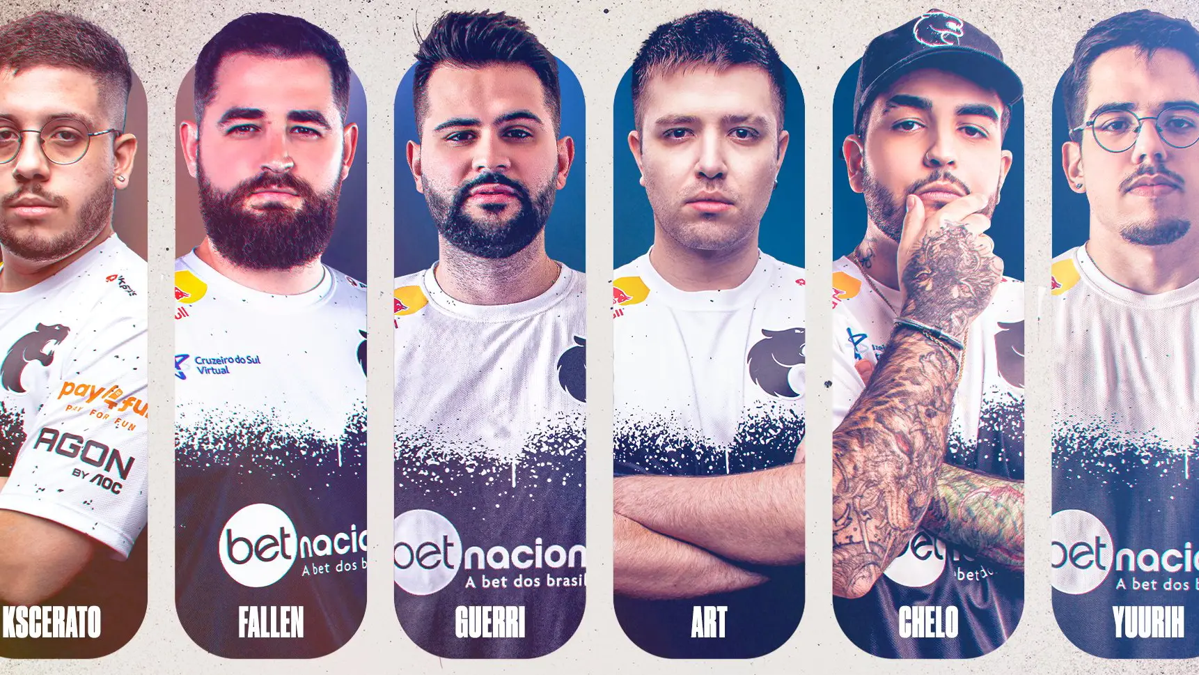time de CS da FURIA em 2023