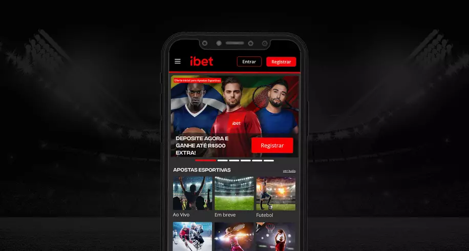 imagem iBet Home App