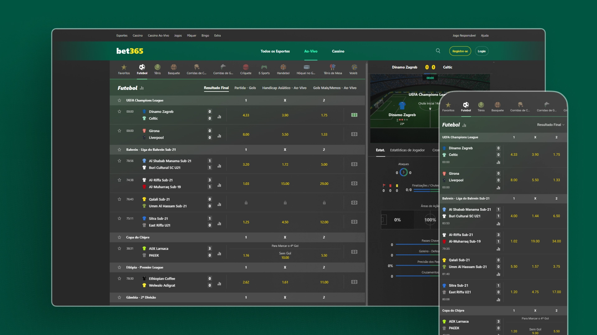 imagem Transmissão ao Vivo bet365