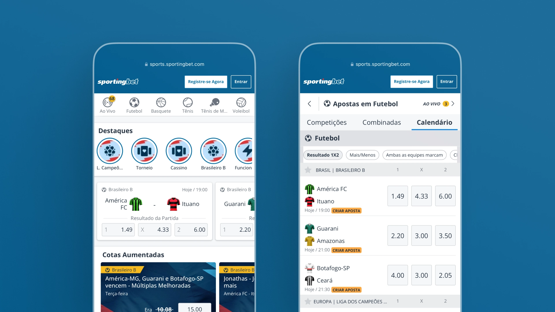 imagem apostas esportivas mobile Sportingbet