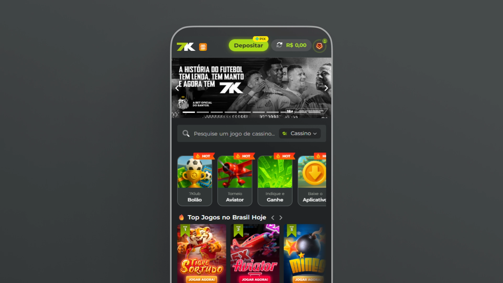 imagem app bet7k