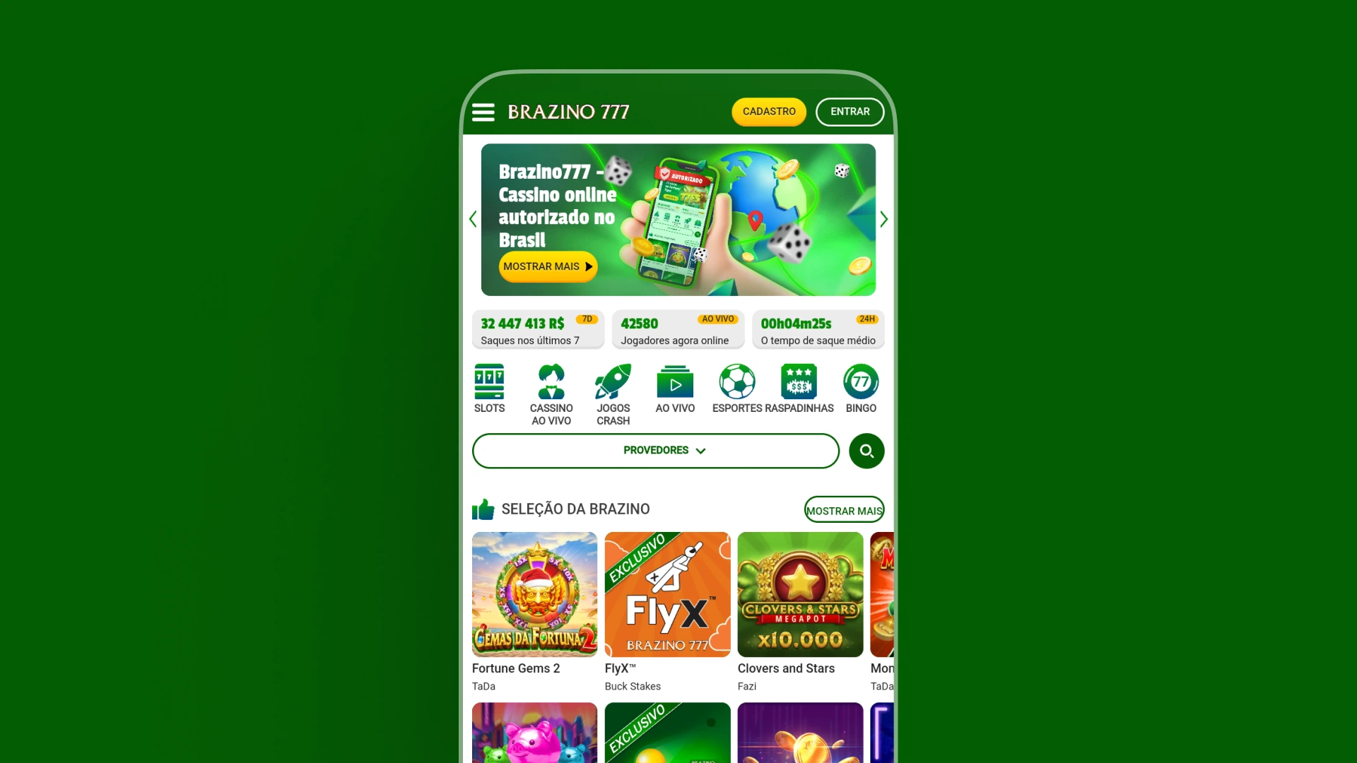 imagem app brazino