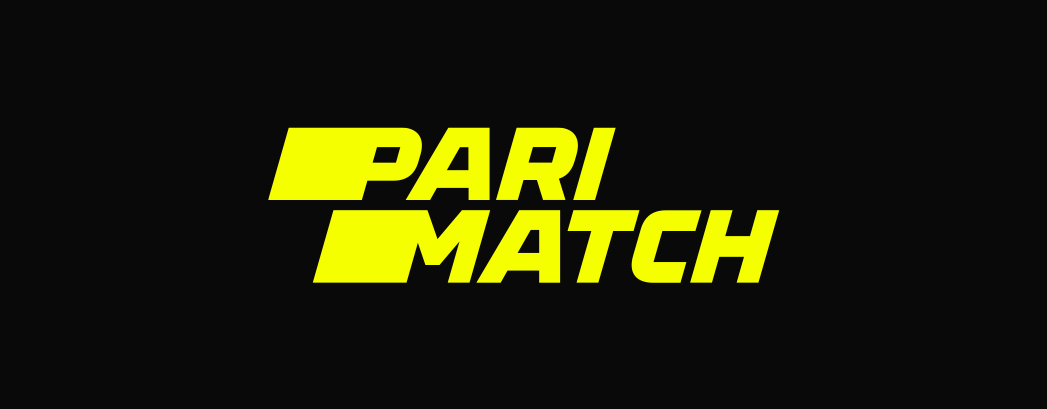 imagem mostra logo da Parimatch em um fundo preto