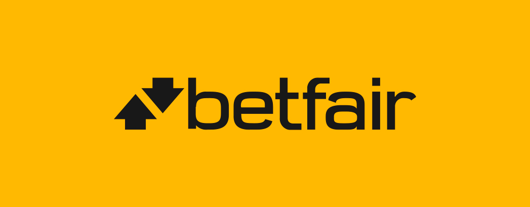 imagem mostra logo da Betfair em um fundo amarelo
