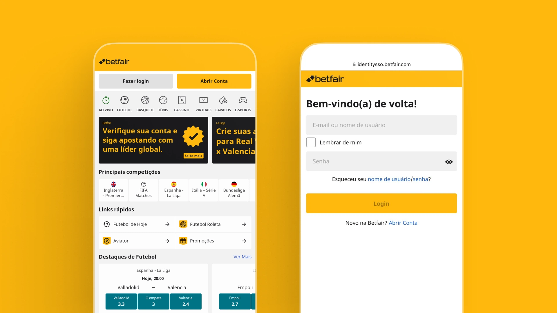 imagem como apostar passo 1 Betfair