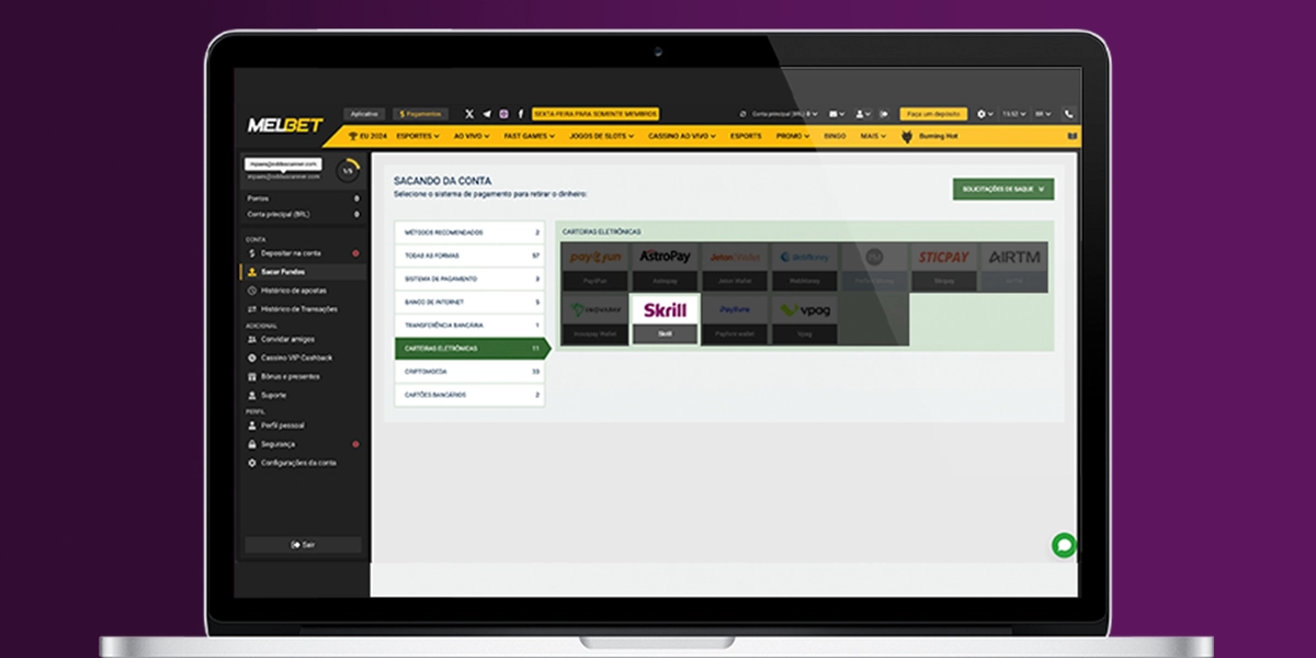 imagem ilustrativa Superbet saque Skrill