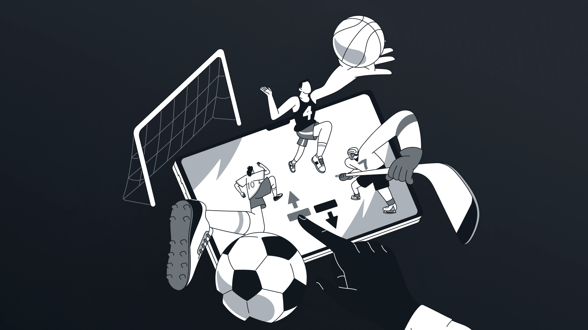 imagem ilustrativa modalidades esportivas 4play