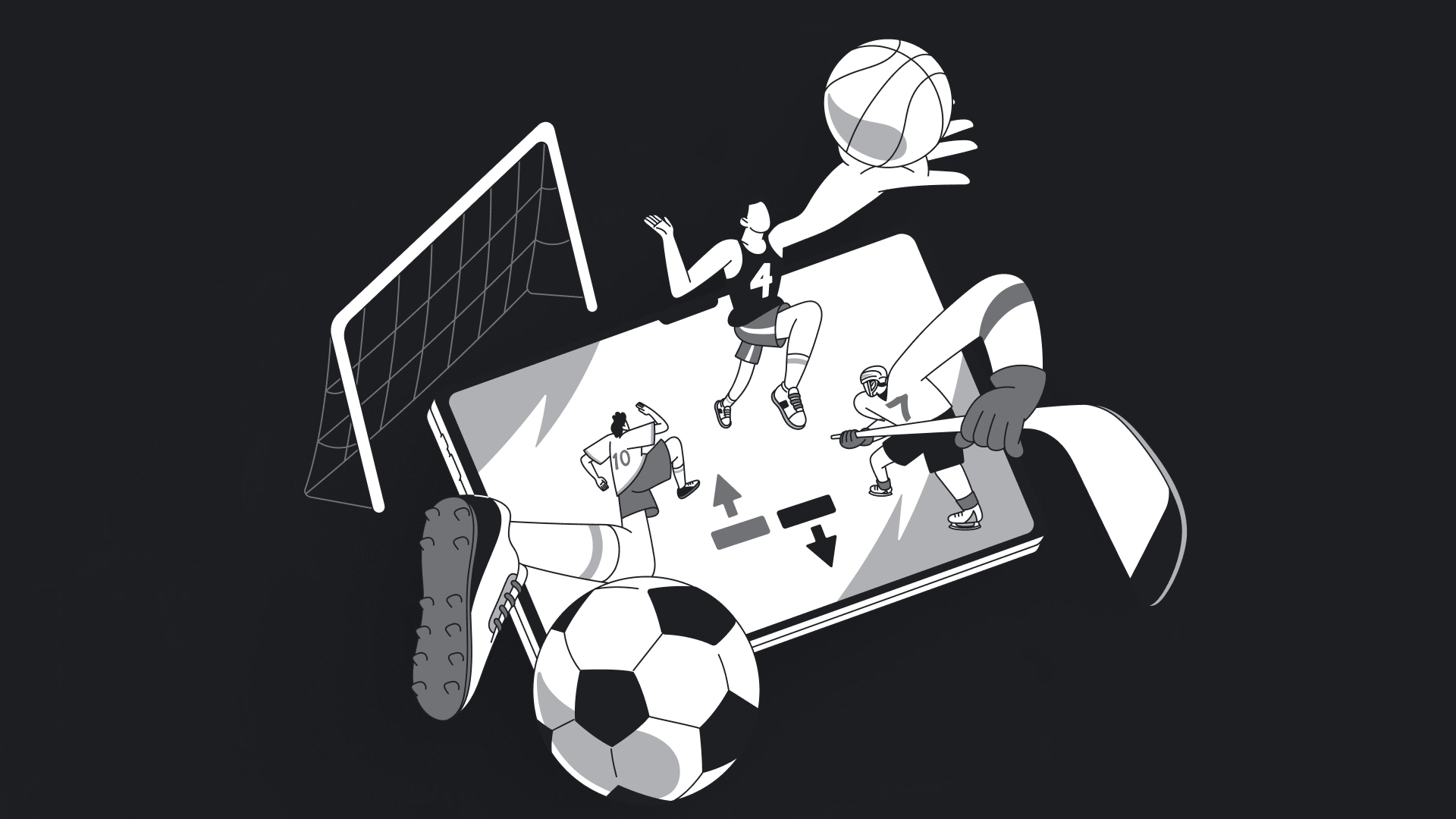 imagem ilustrativa modalidades esportivas 9f bet