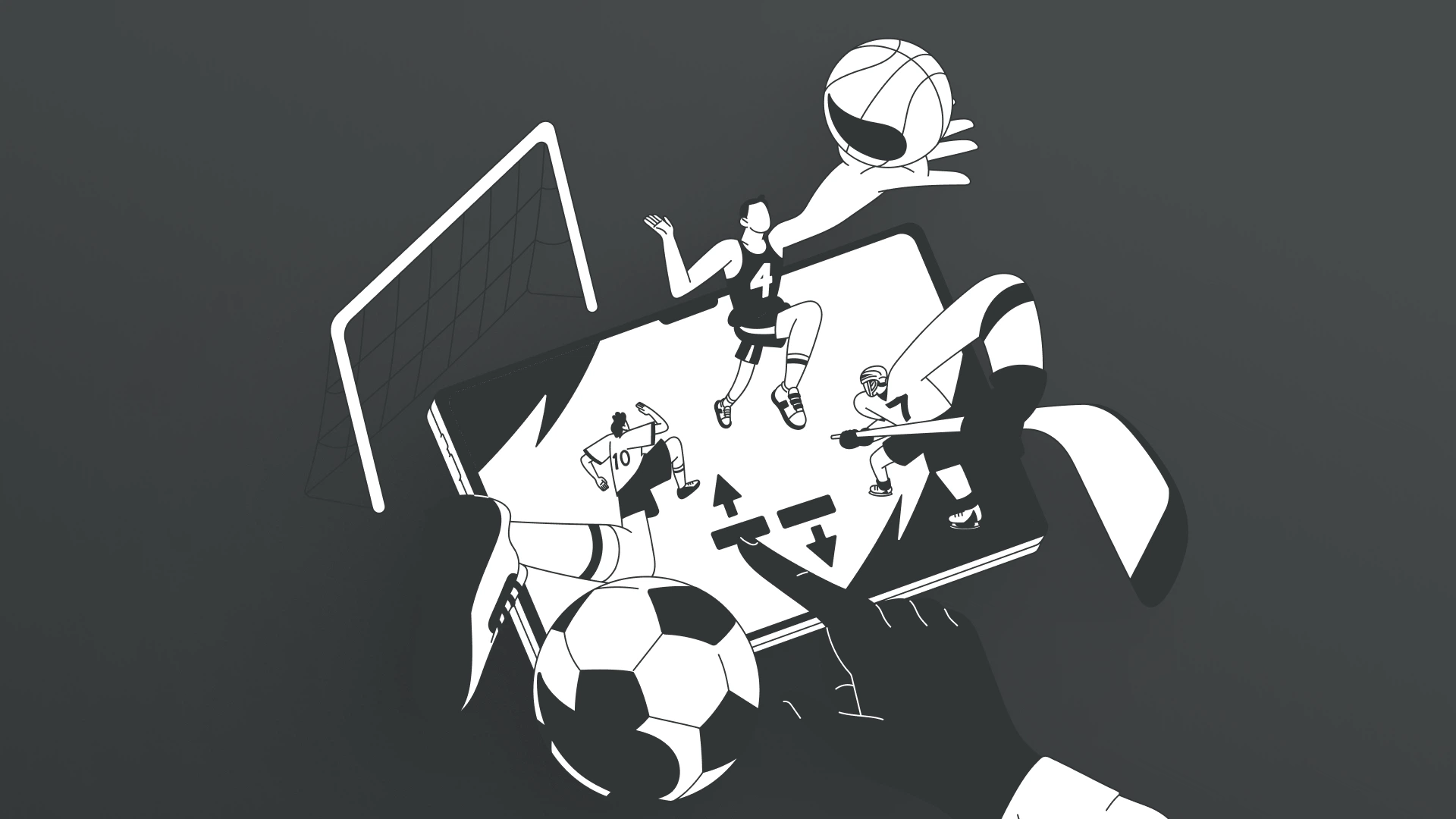 imagem ilustrativa modalidades esportivas ApostaMax