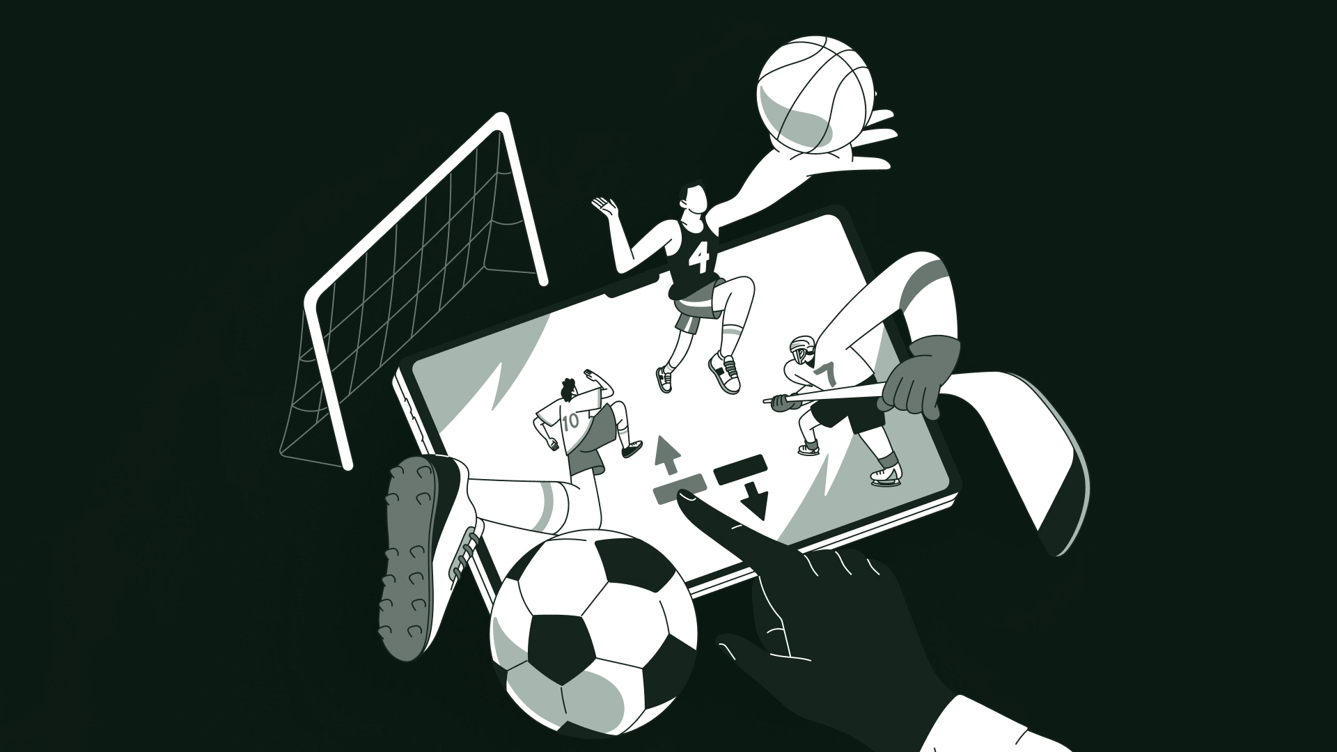 imagem ilustrativa modalidades esportivas BateuBet