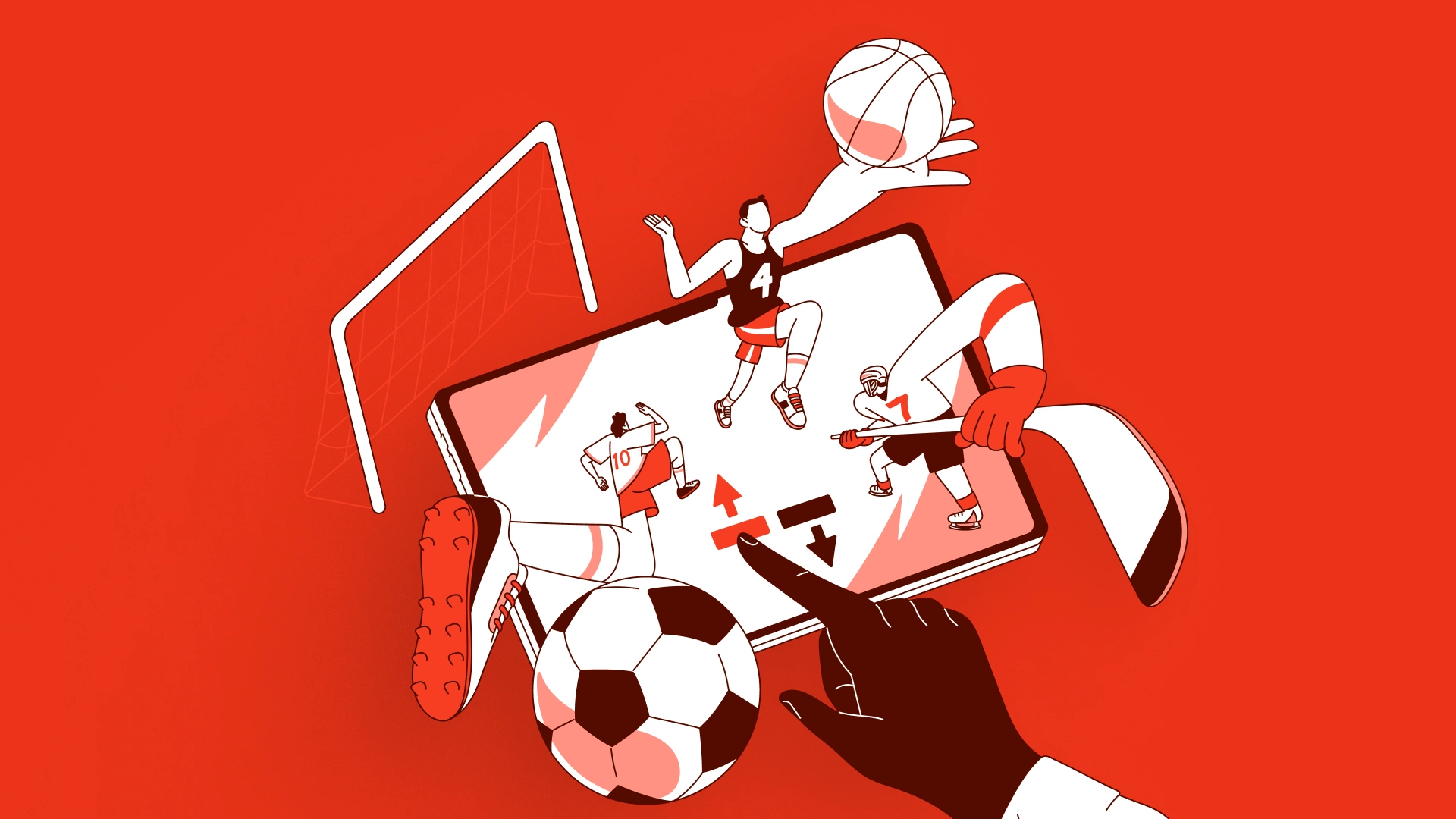 imagem ilustrativa modalidades esportivas BateuBet