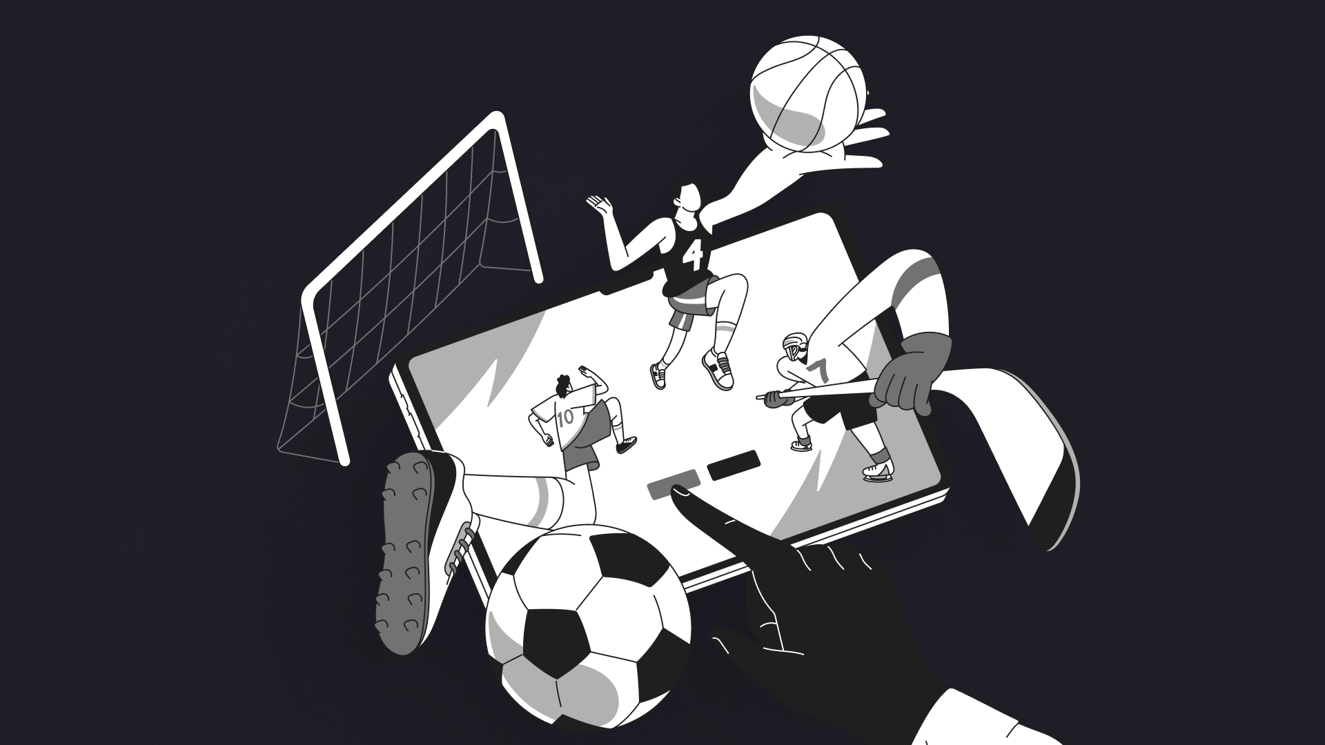 imagem ilustrativa modalidades esportivas Betmotion