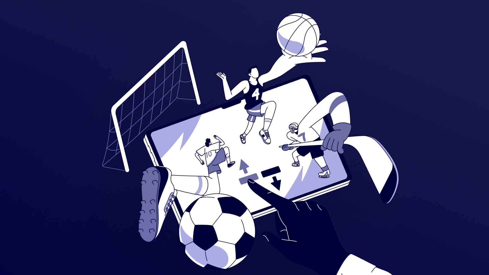 imagem ilustrativa modalidades esportivas alfa