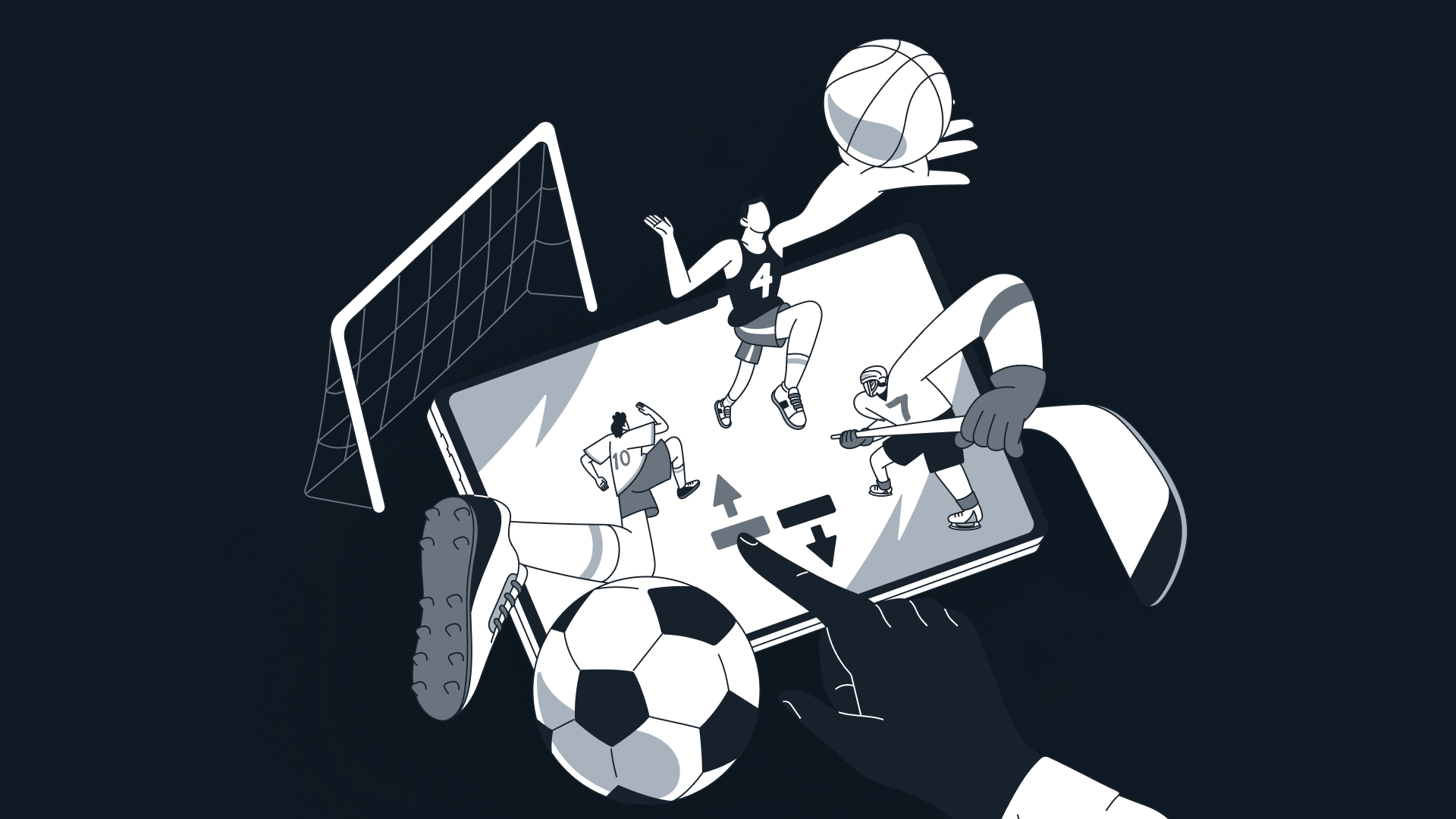 imagem ilustrativa modalidades esportivas br4bet