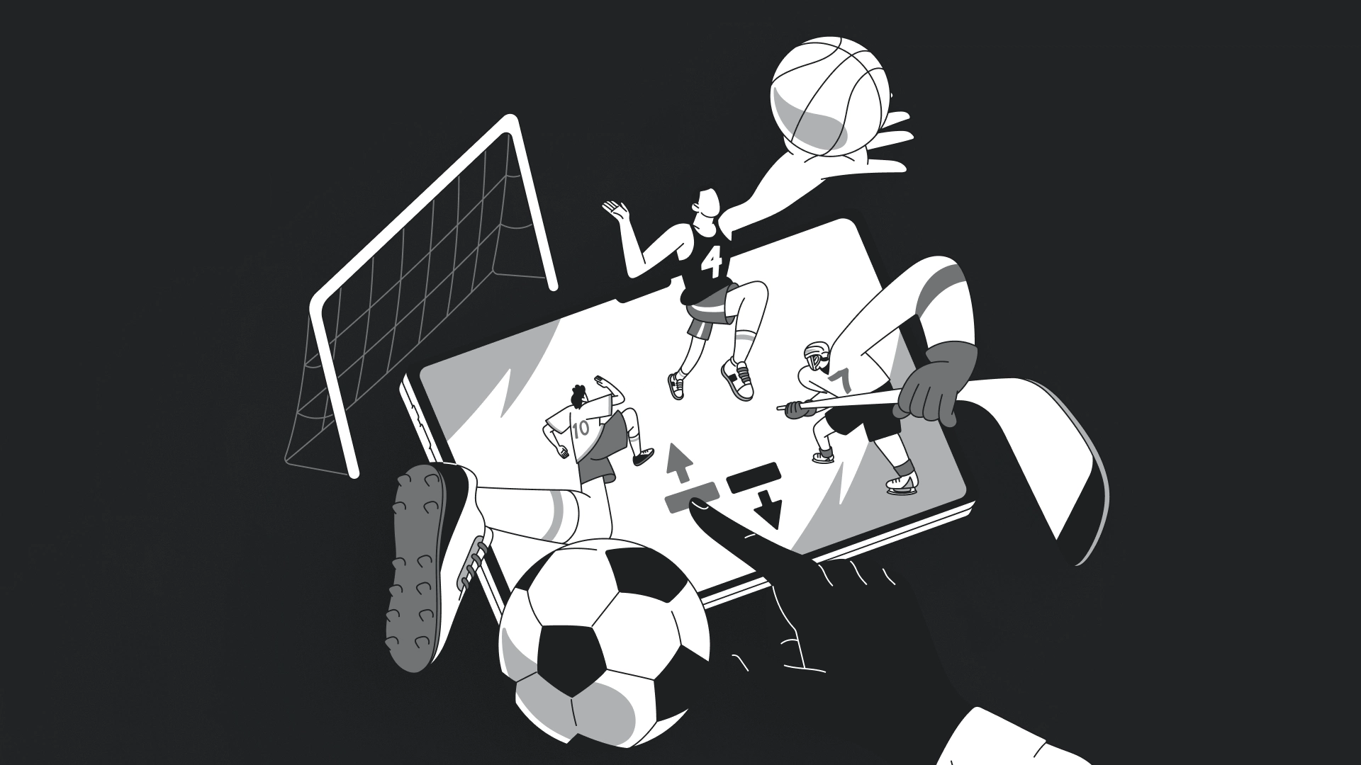 Imagem ilustrativa modalidades esportivas bullsbet