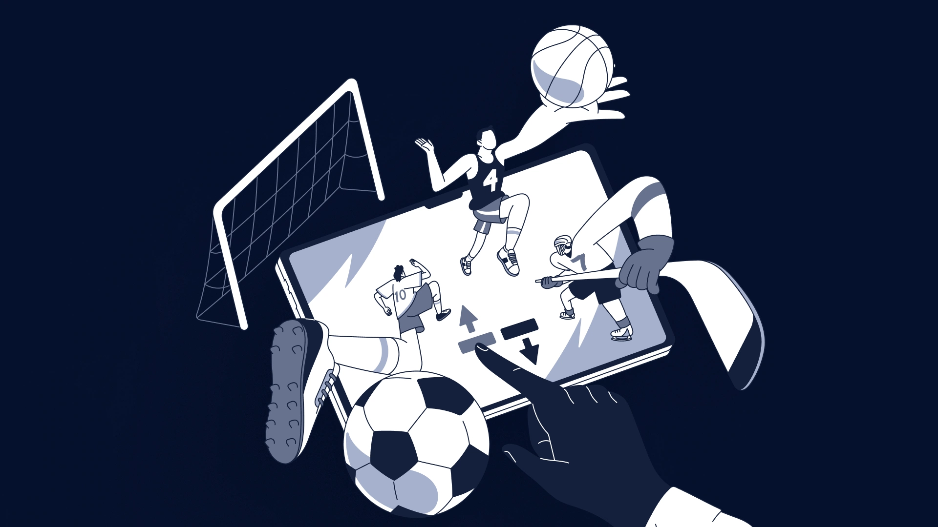 imagem ilustrativa modalidades esportivas donald bet