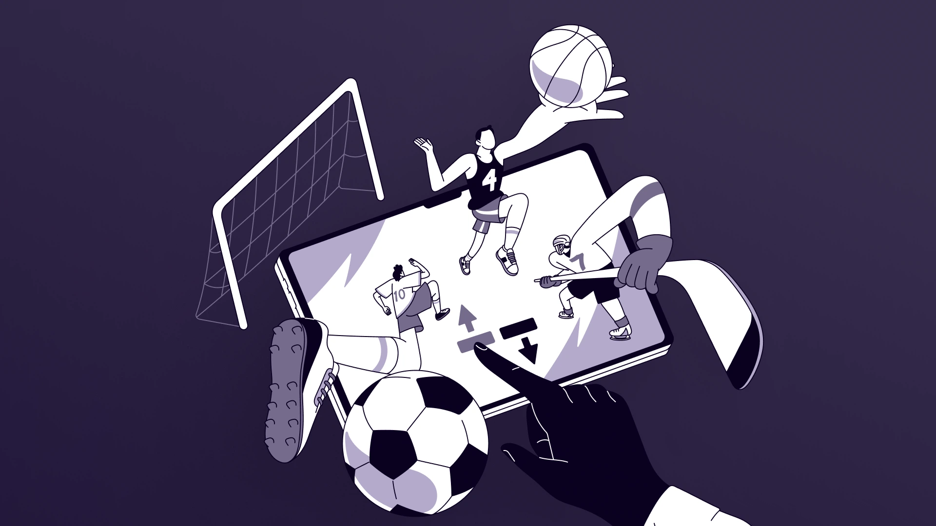 imagem ilustrativa modalidades esportivas spin