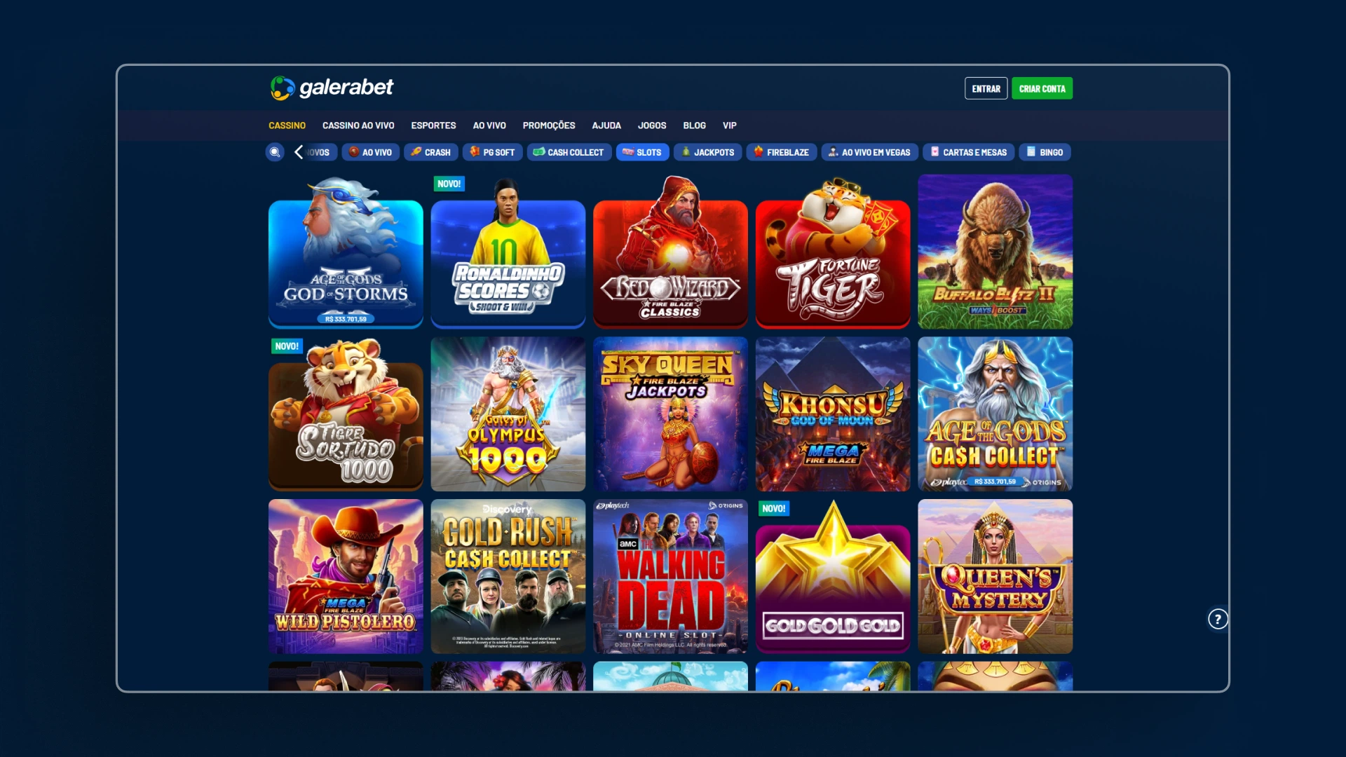 imagem melhores slots Galera bet
