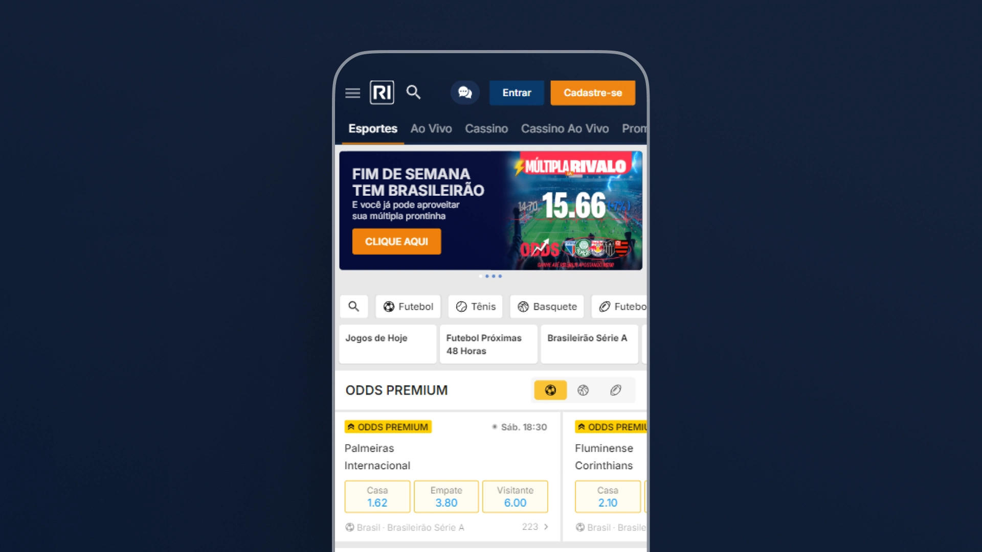 imagem mobile app rivalo