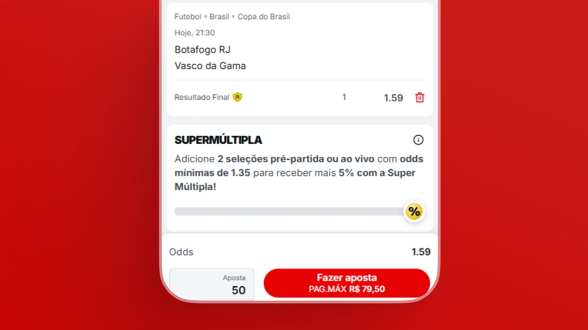 imagem mockup mobile bilhete de aposta superbet