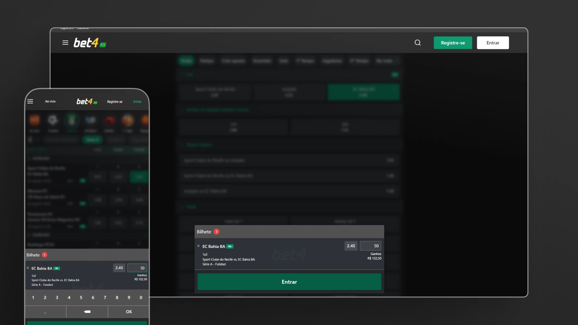 screenshot aposta bet4