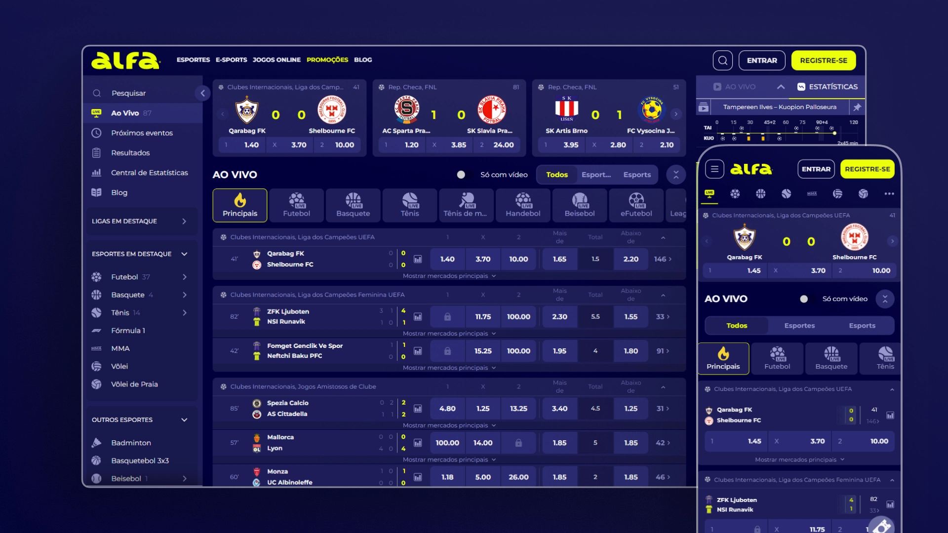 screenshot futebol ao vivo alfa