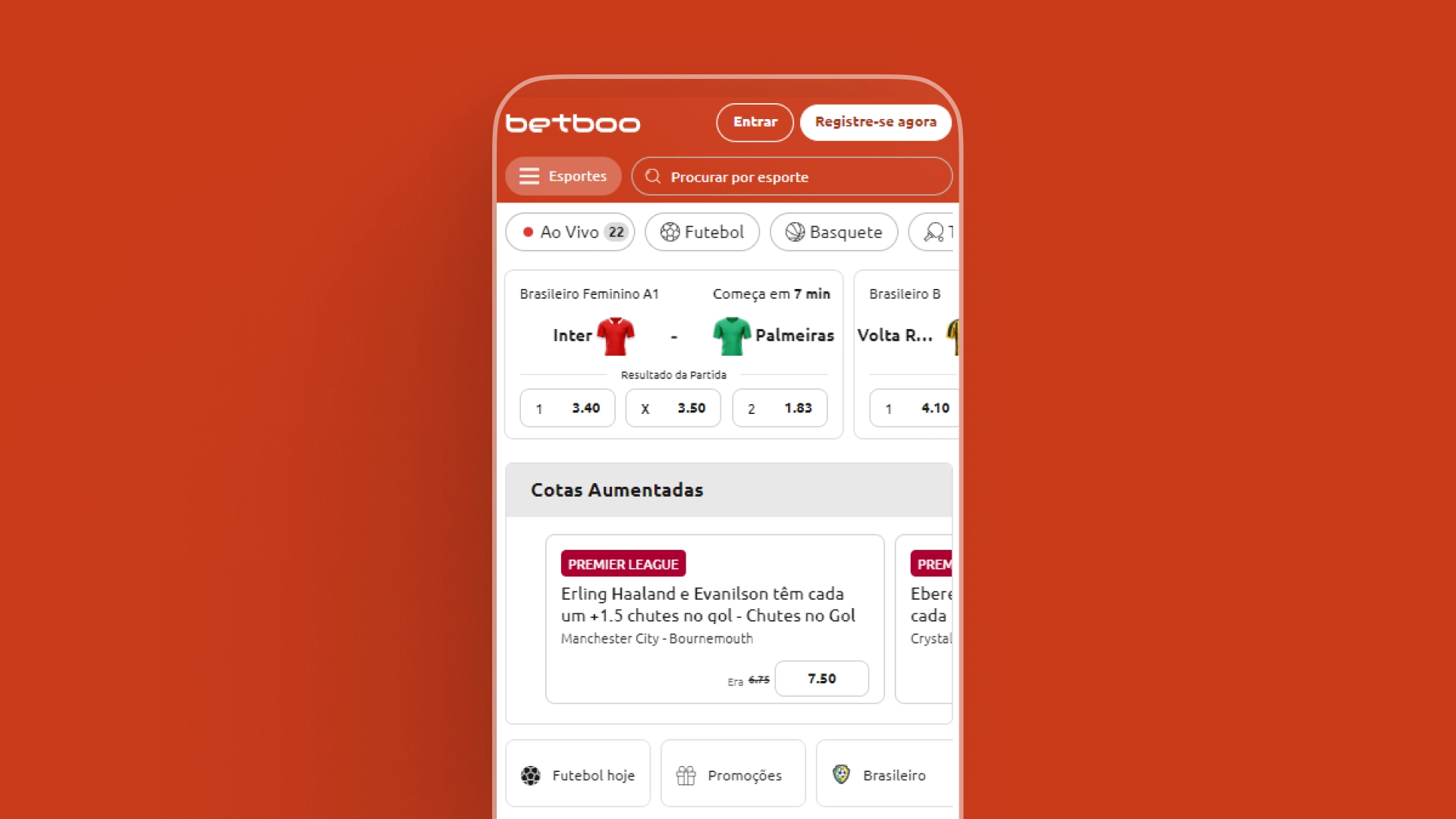 screenshot mobile apostas esportivas betboo