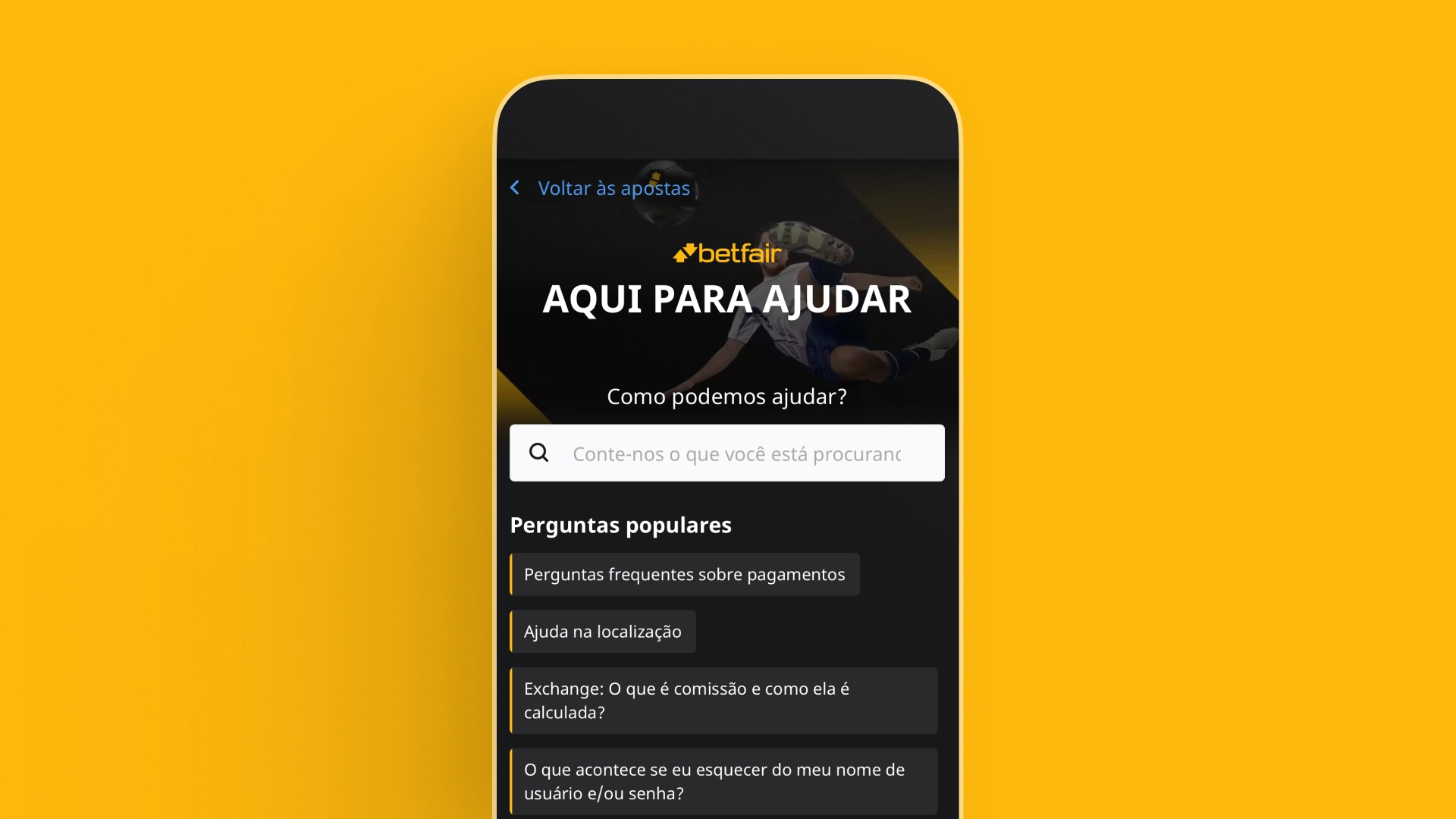 screenshot mobile faq betfair