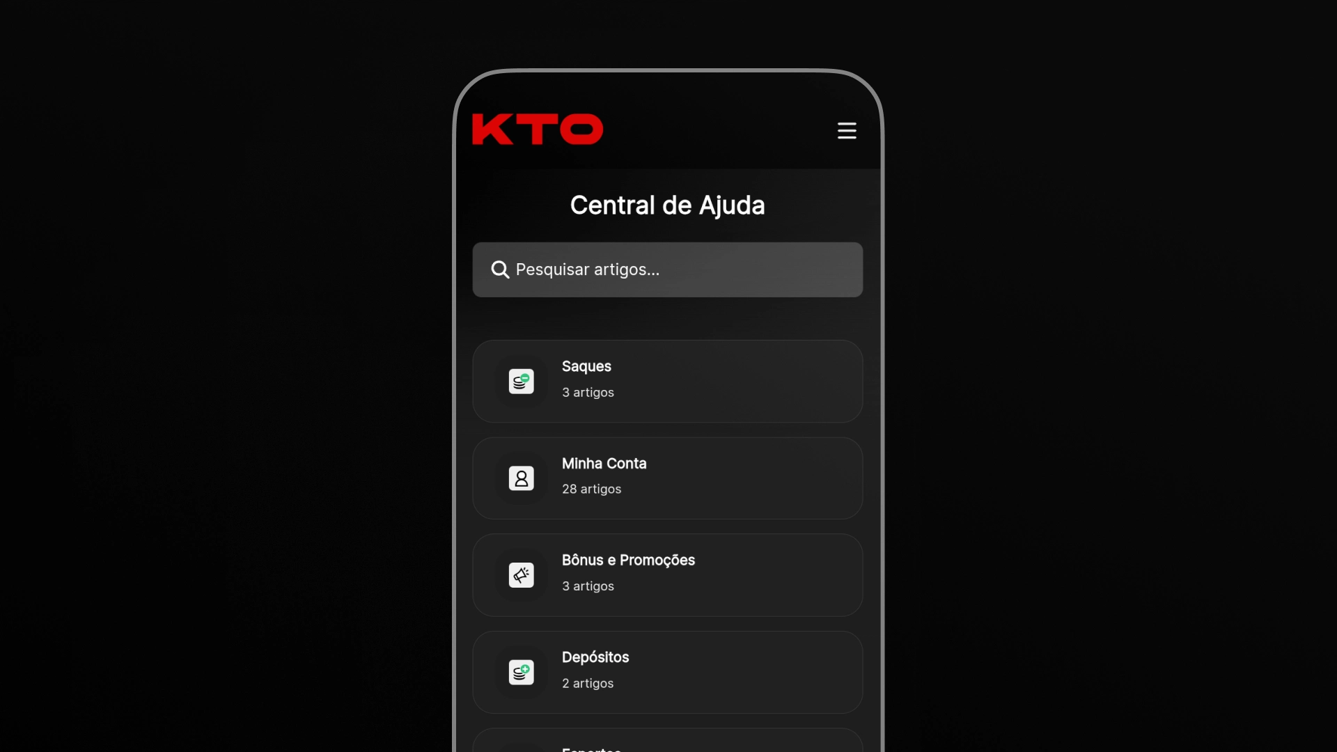 screenshot mobile faq kto
