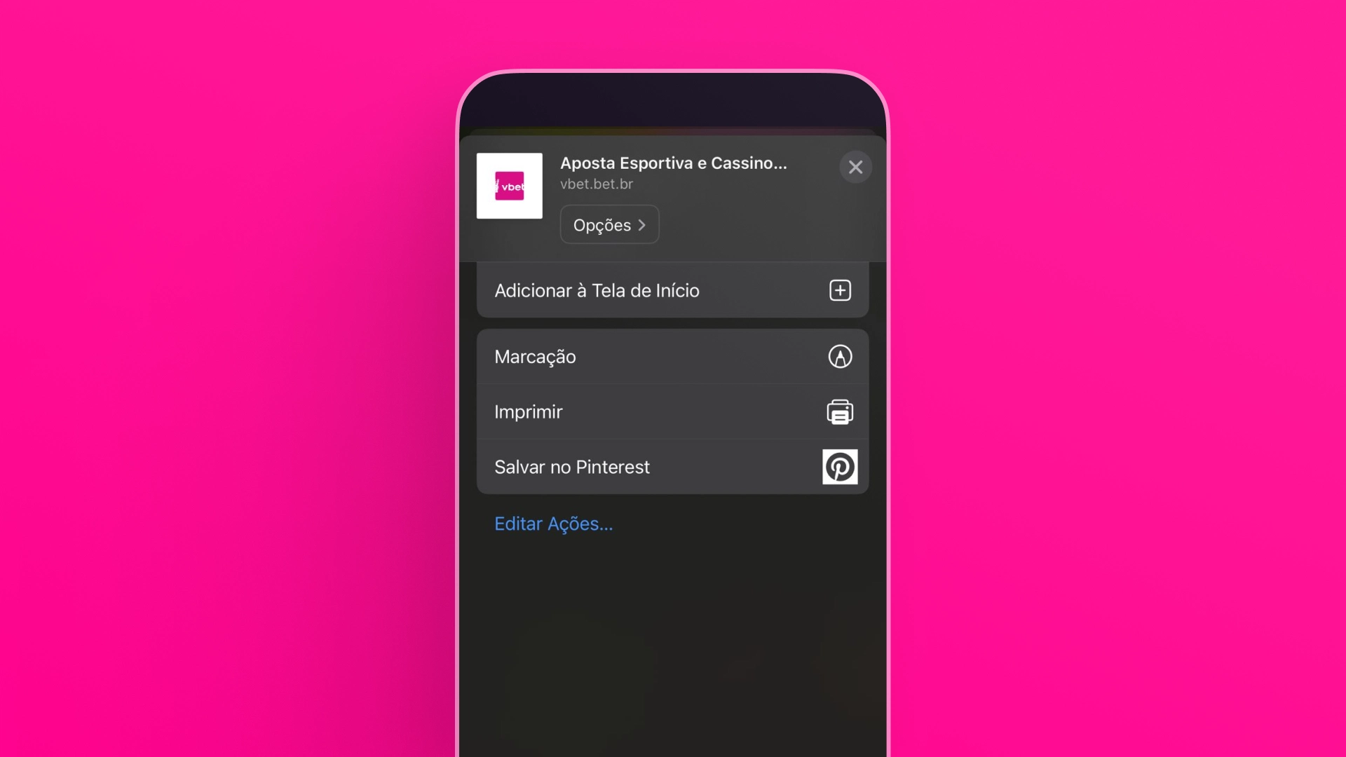 screenshot mobile instalaçao app vbet